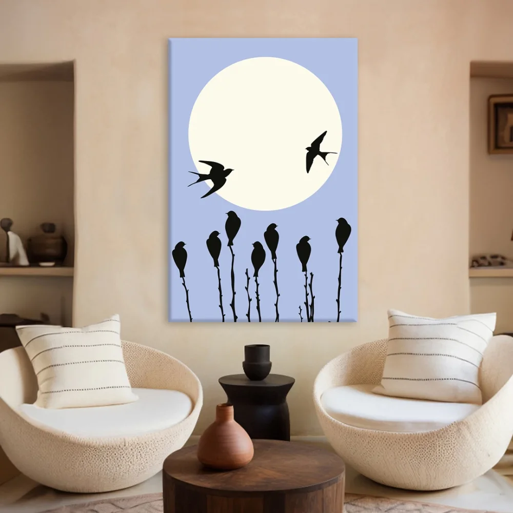 İzlerin İzleri Kanvas Tablo