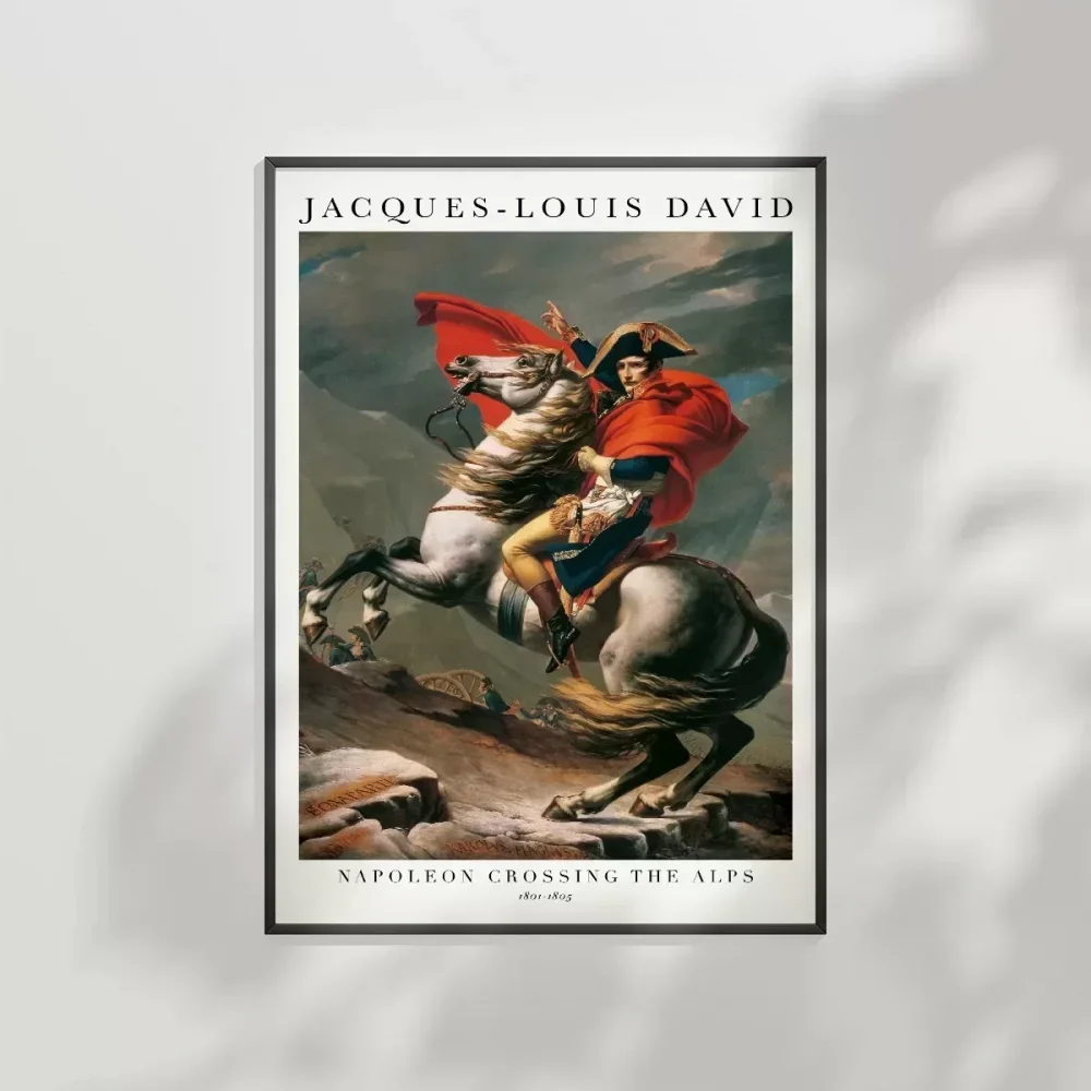 Jacques Louis David Napolyon Alpleri Geçerken Poster