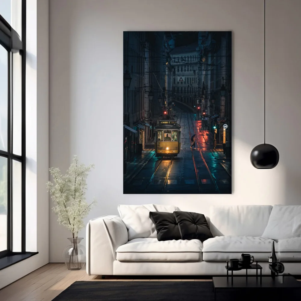 Şehrin Kalbinde Kanvas Tablo