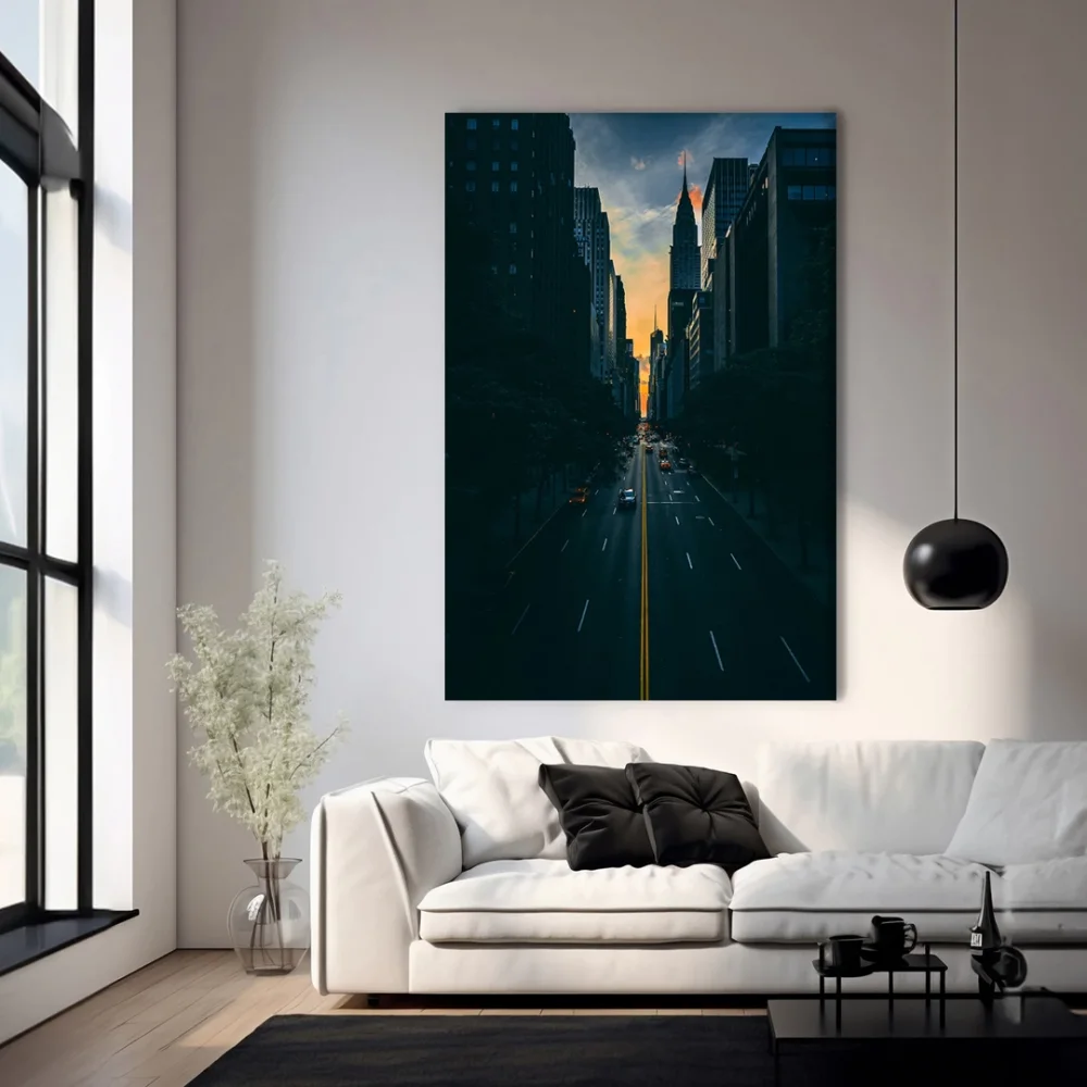 Yeşil Yalnızlık Kanvas Tablo