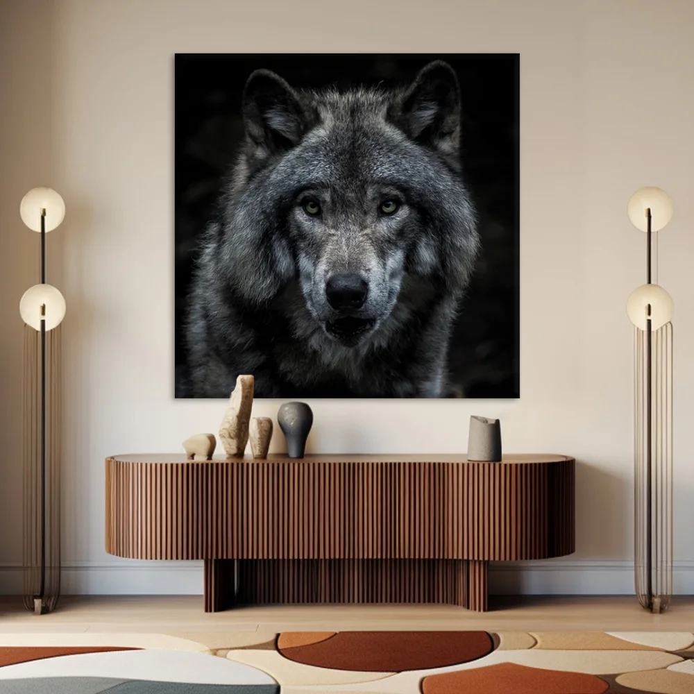 Yabani Bakışlar Kanvas Tablo