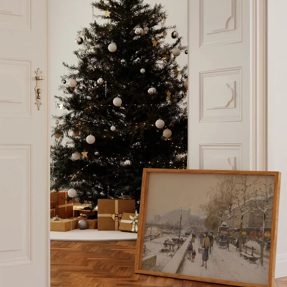 Karla Giyinmiş Şehir Poster