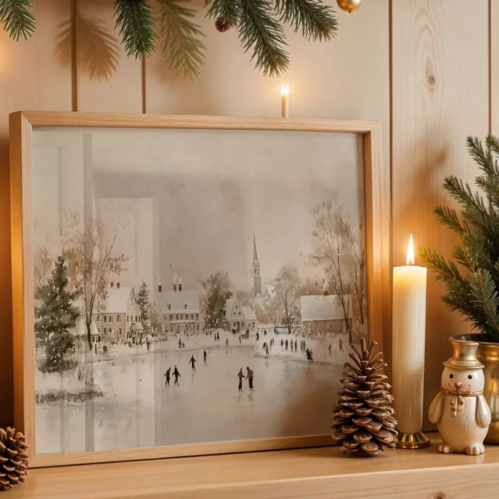 Karla Yürüyen Adımlar Poster