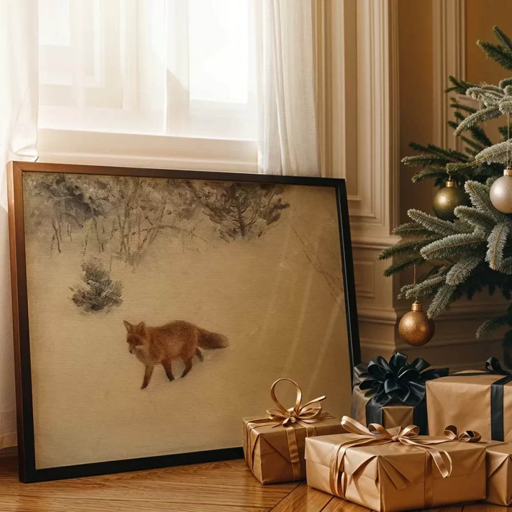 Karlar Üzerinde Tilki Poster