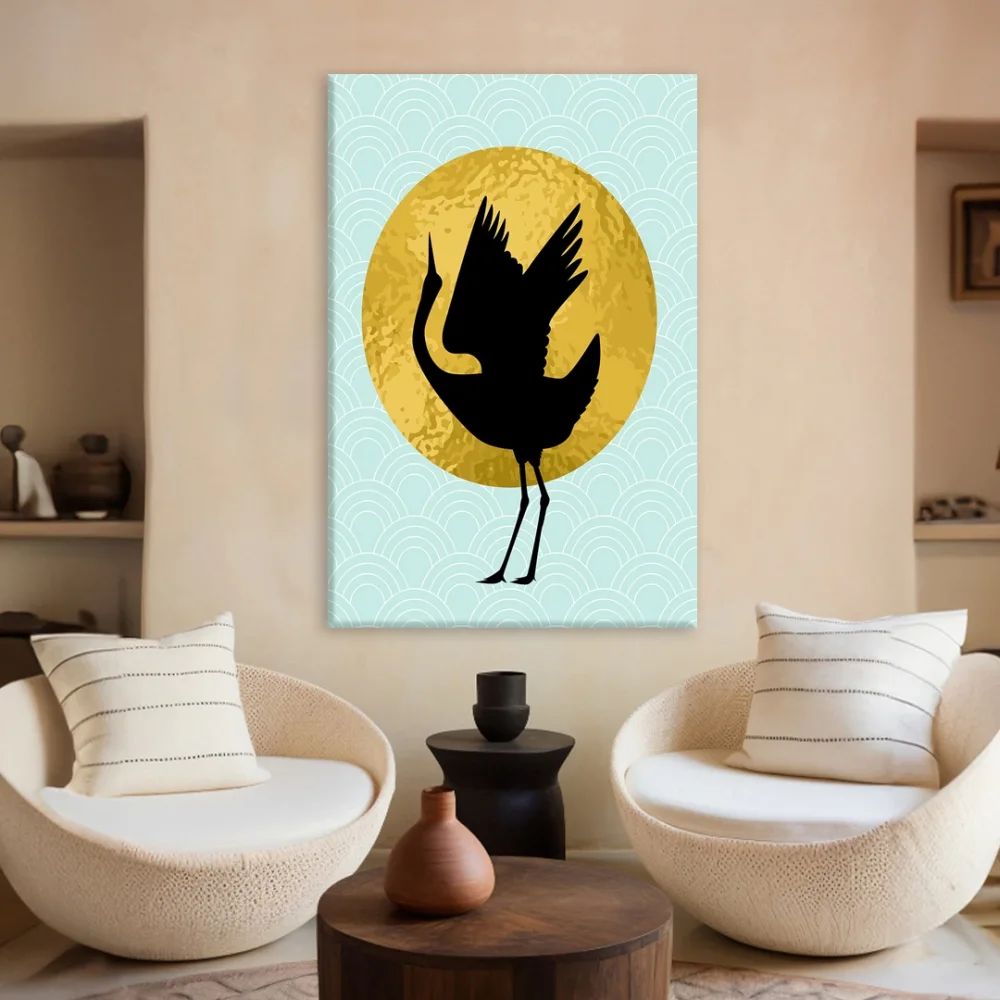 Hayalperest Pelikan Kanvas Tablo