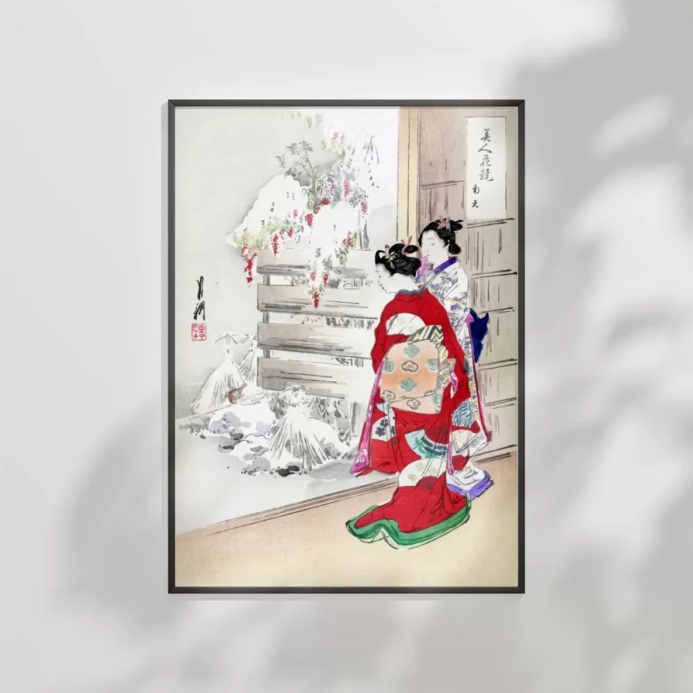 Kimono ve Kar Poster