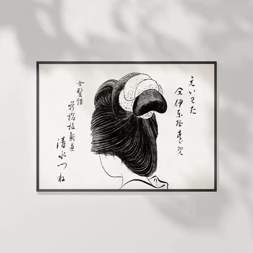 Kimono ve Saçın Sanatı Poster