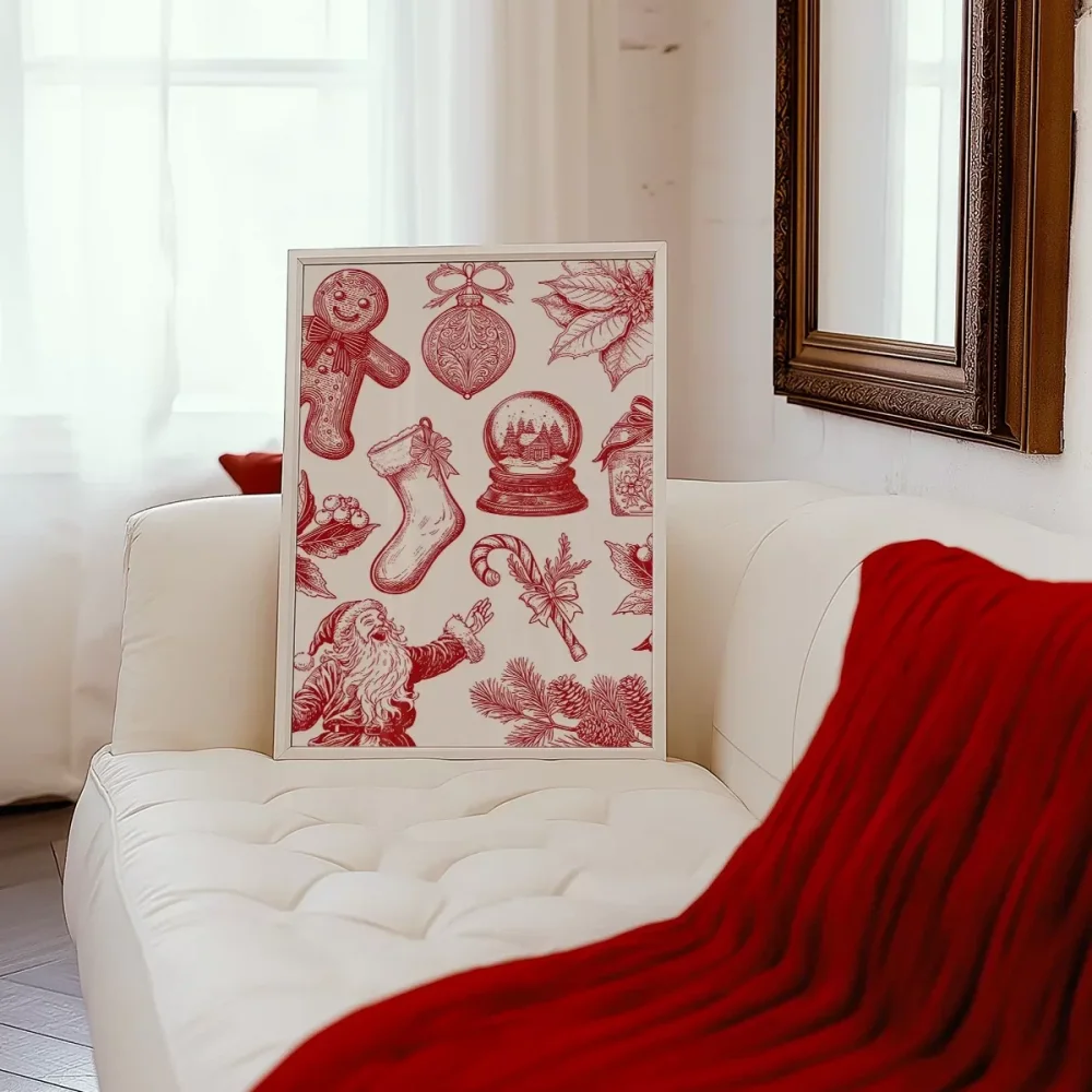 Klasik Yılbaşı Simgeleri Poster