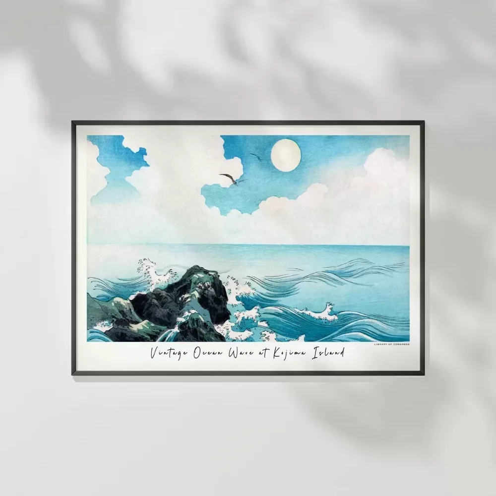 Kojima Adasında Okyanus Dalgası Poster