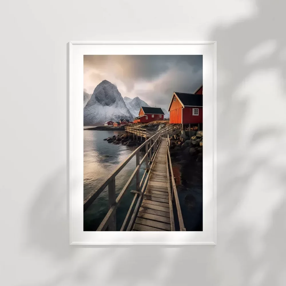 Kuzey Kıyısındaki Evler Poster