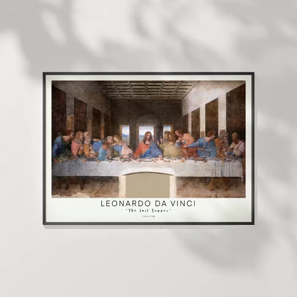 Leonardo Da Vinci Son Akşam Yemeği Poster