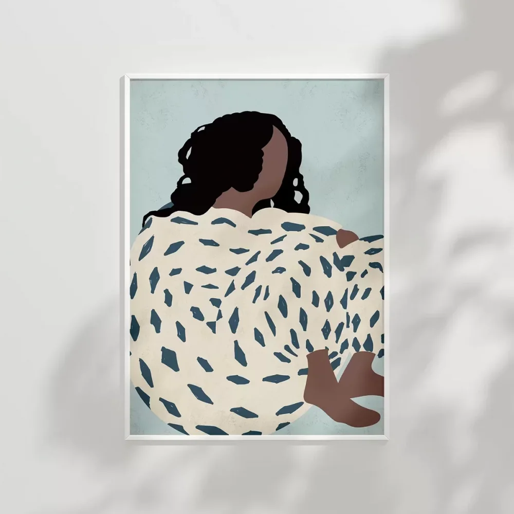 Mavi Dokularla Sarılmak Poster