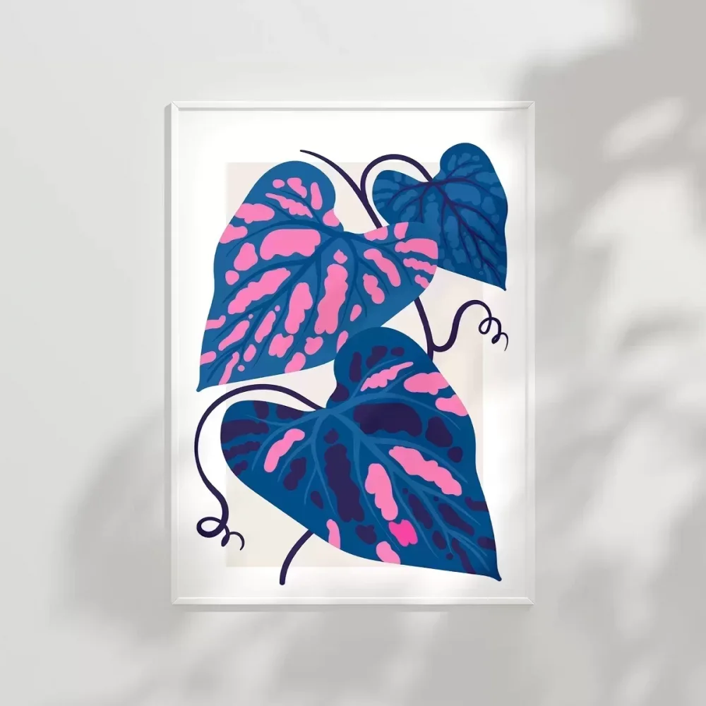 Mavi ve Pembe Yaprak Dansı Poster