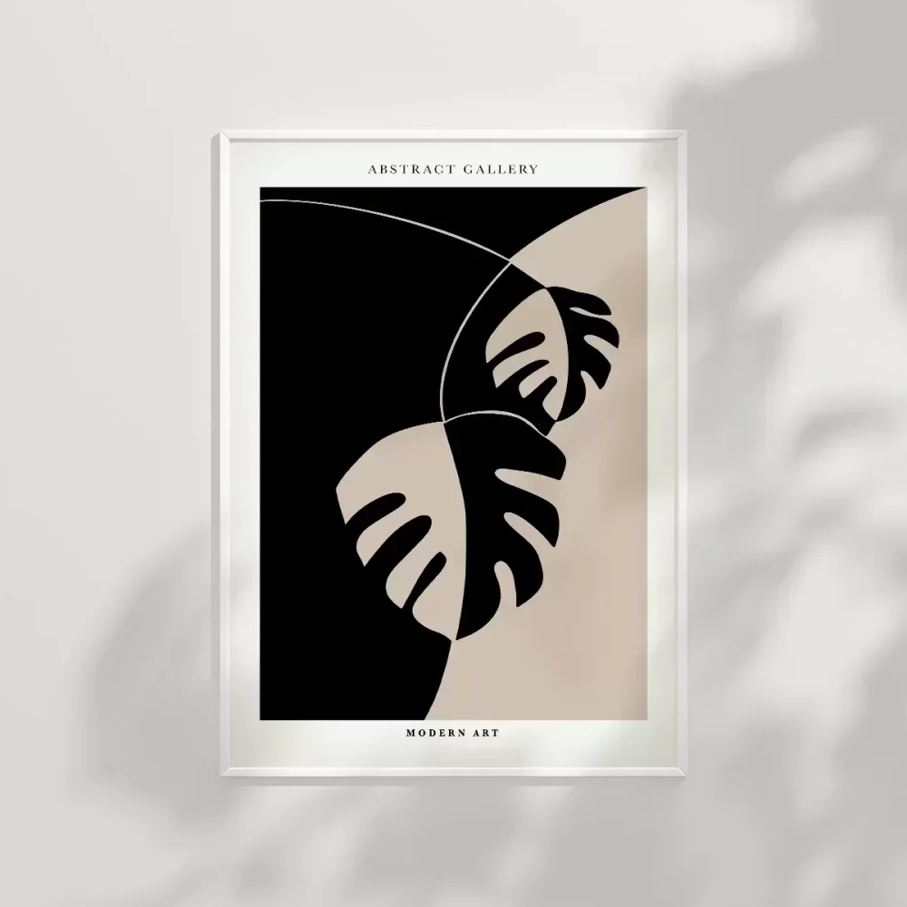 Modern Art Monstera  Poster
