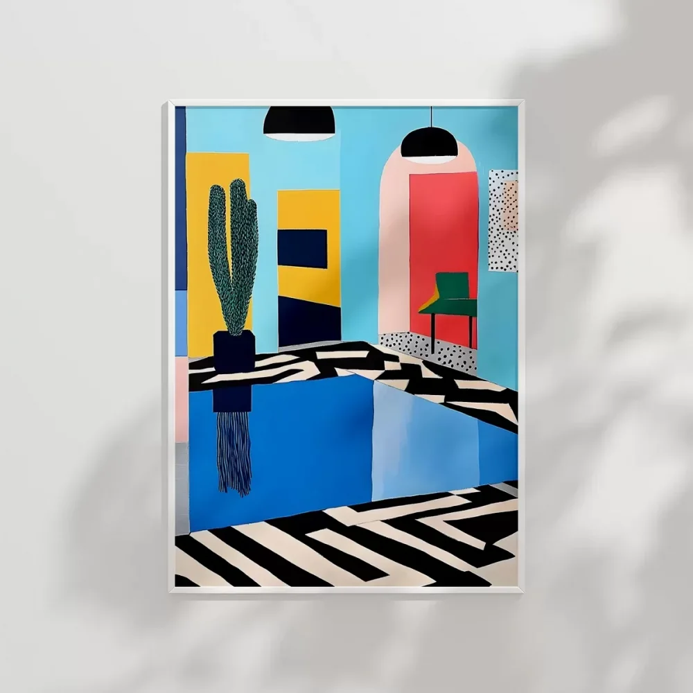 Modernist Yansıma Poster