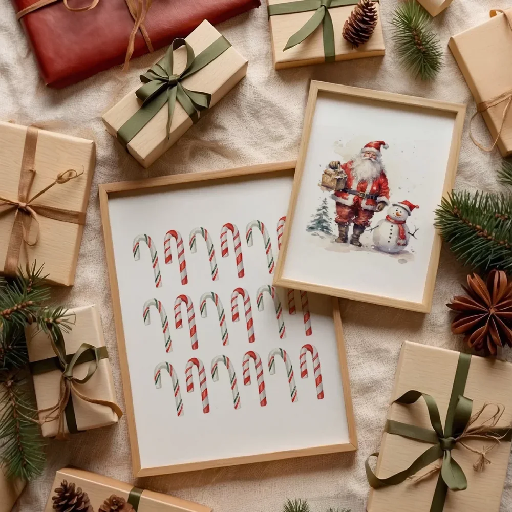 Noel Babanın Şeker Kamışı 2li Poster