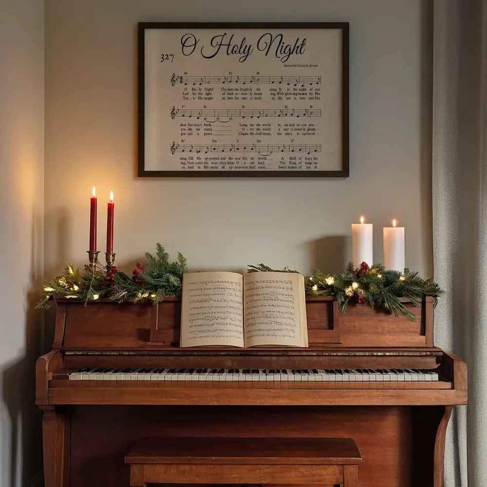 O Holy Night Müzik Notası Poster