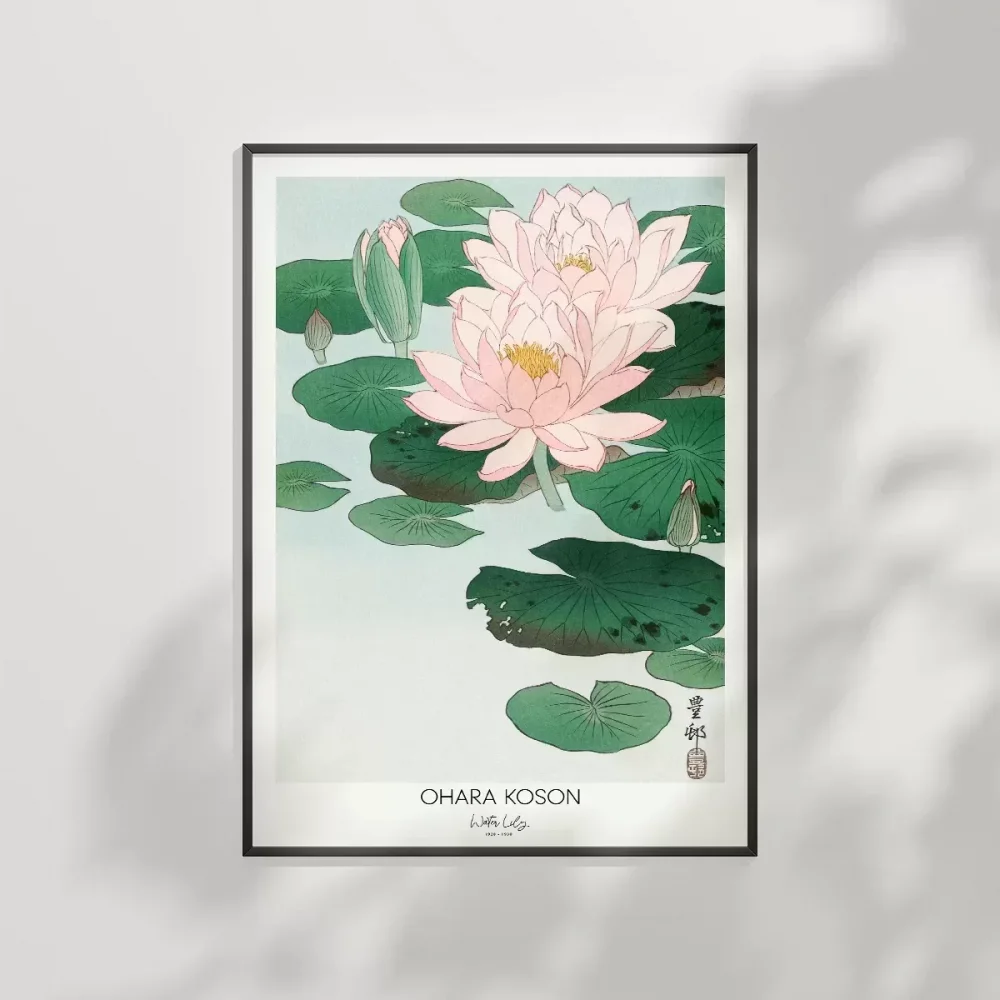 Ohara Koson Nilüfer Poster