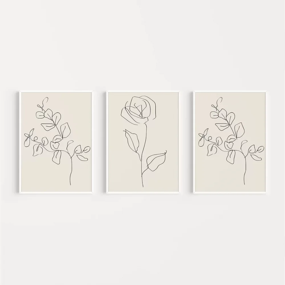 Organik Minimalizm 3lü Poster
