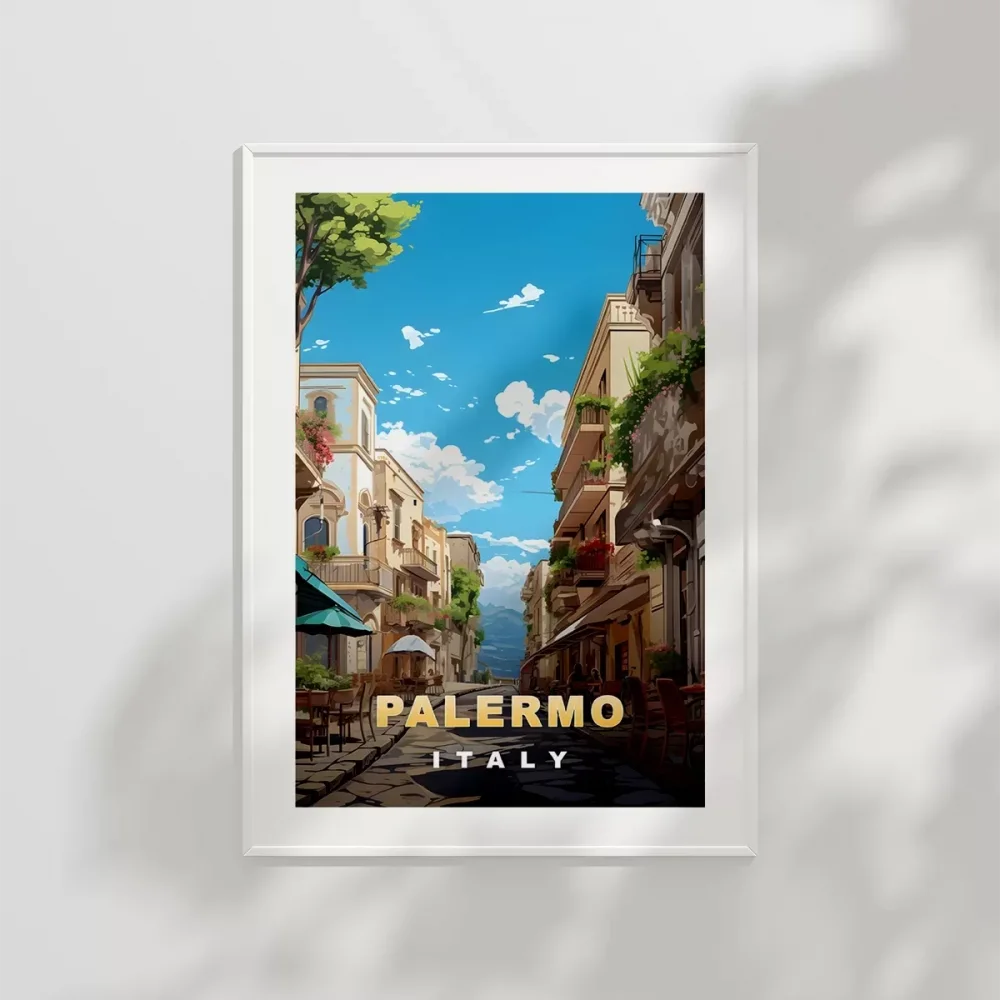 Palermonun Büyüleyici Sokakları Poster