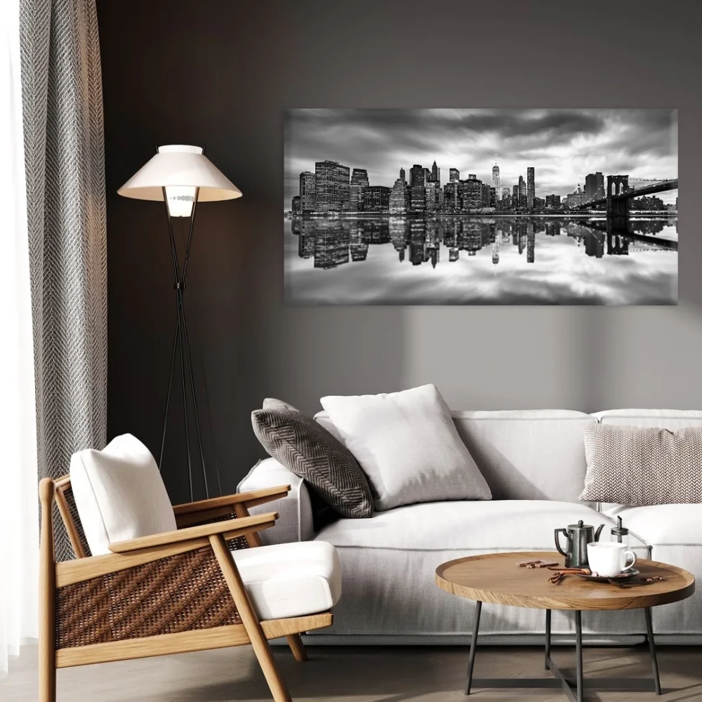 Metropol Silüeti Kanvas Tablo