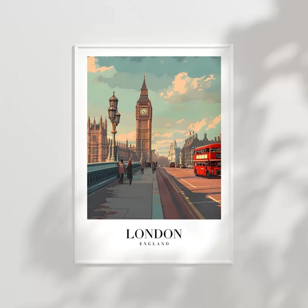 Paraguay’ın Modern ve Tarihi Silüeti Poster