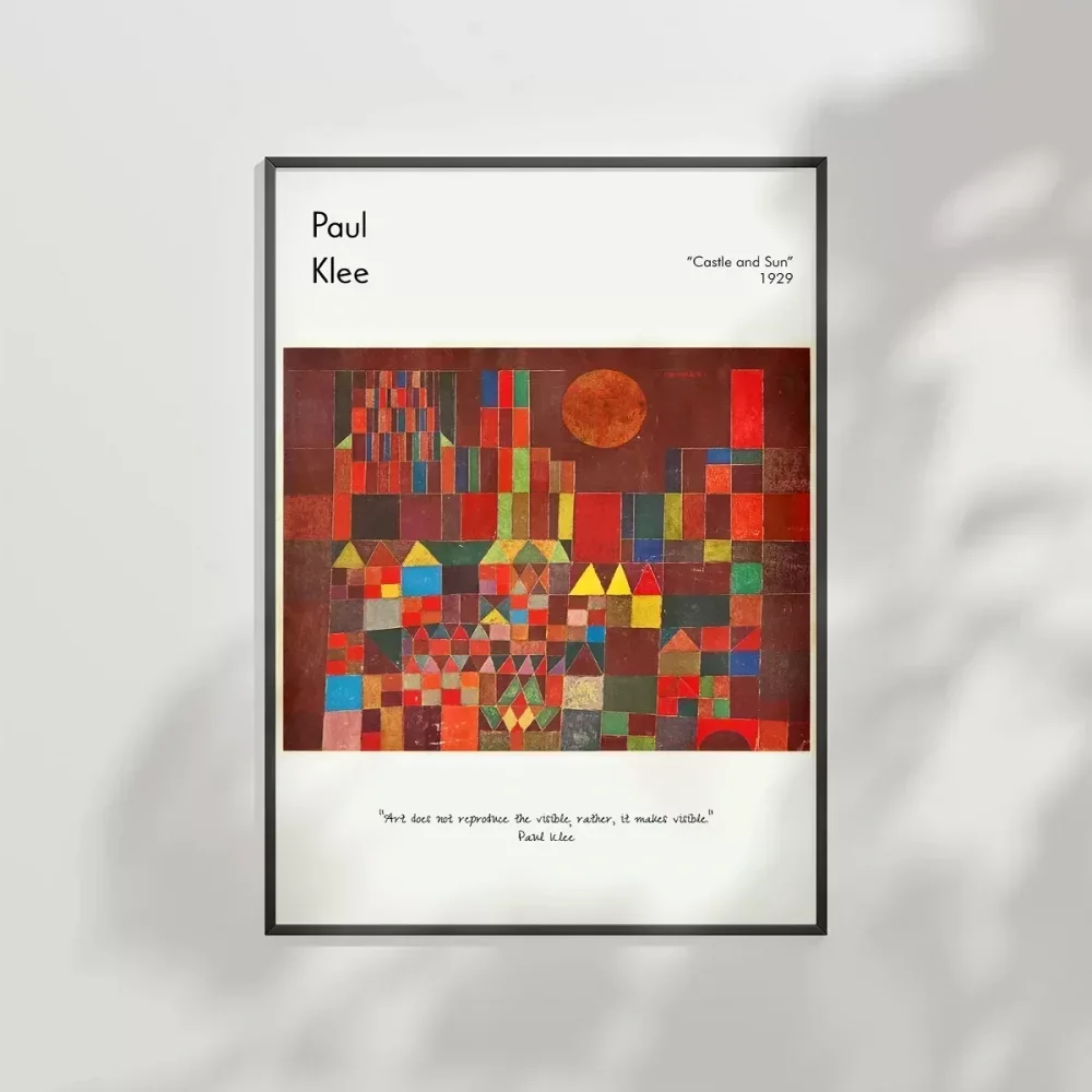Paul Klee Kale ve Güneş Poster