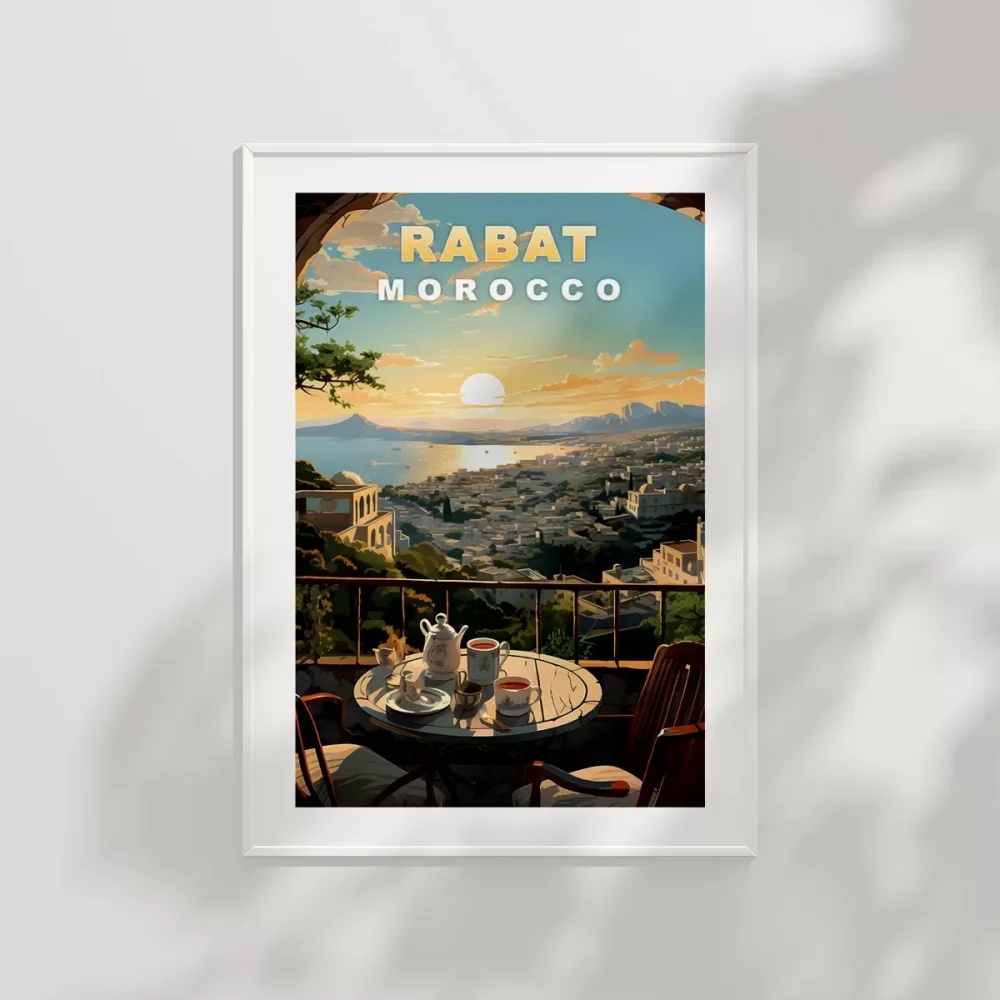 Rabat Teras Manzarası Poster