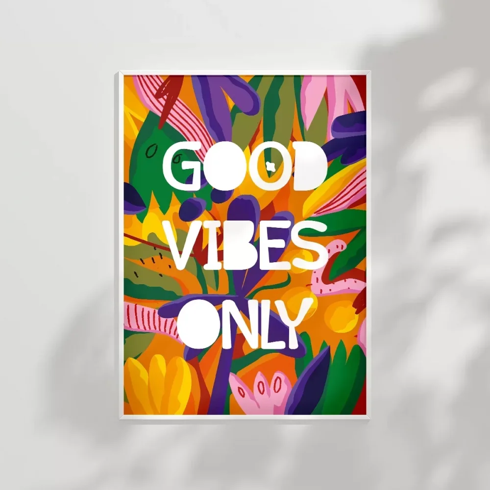 Renkli Pozitiflik Poster