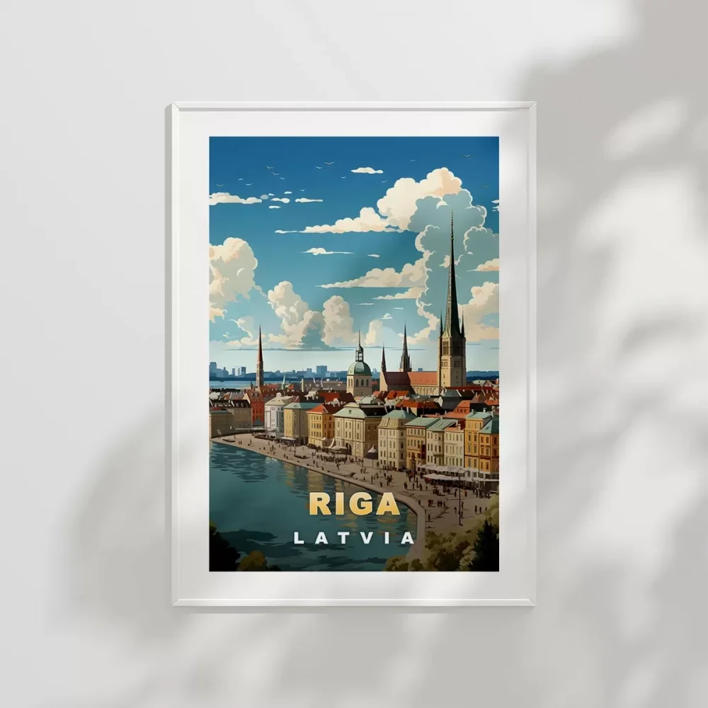 Riganın Büyüleyici Silüeti Poster