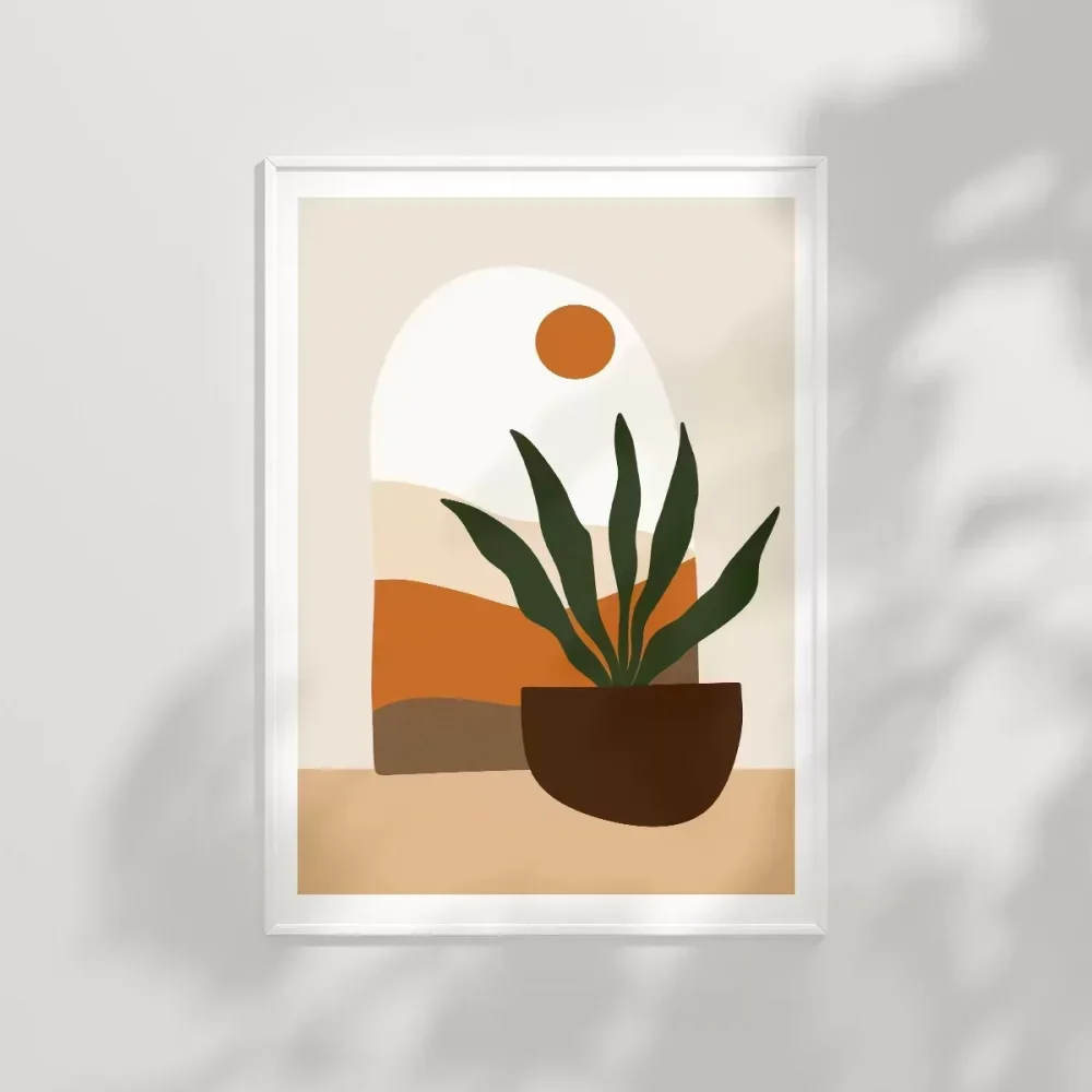 Saksıda Sansevieria Poster