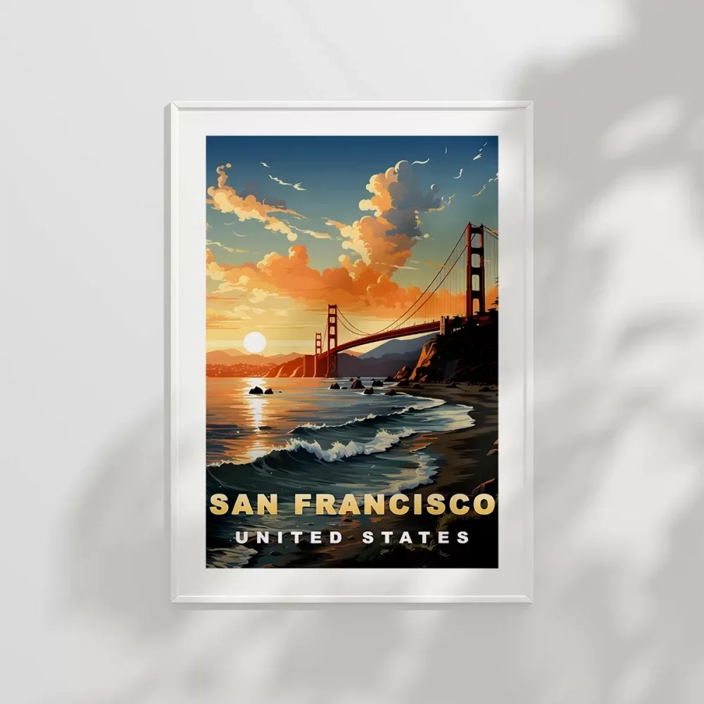 San Francisco Gün Batımı Poster