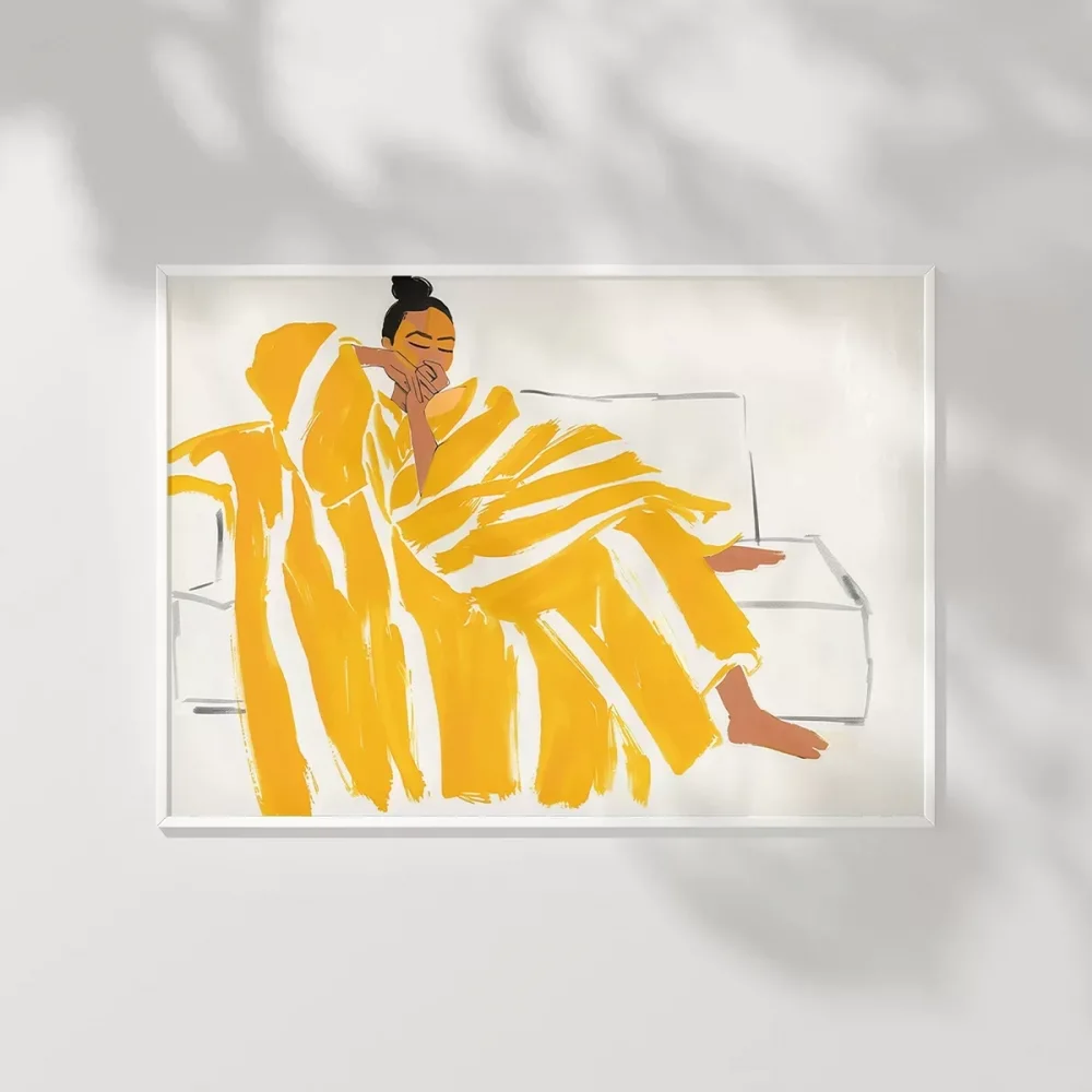 Sarı Battaniyede Dinleniş Poster