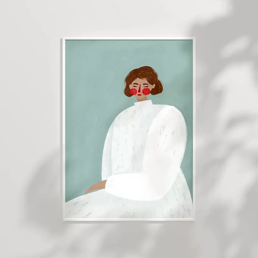 Serene Portrait Poster