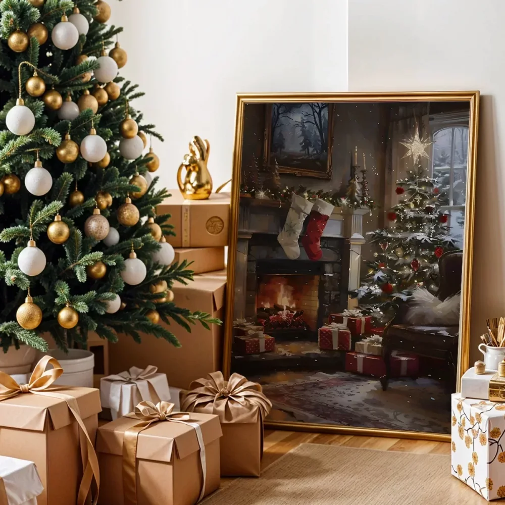 Sıcak Şömine Poster