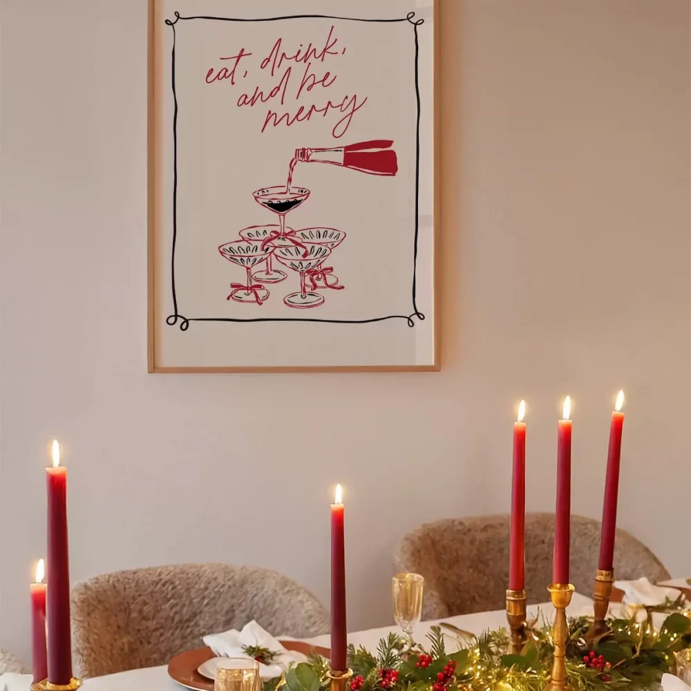 Şık Yılbaşı Sofrası Poster