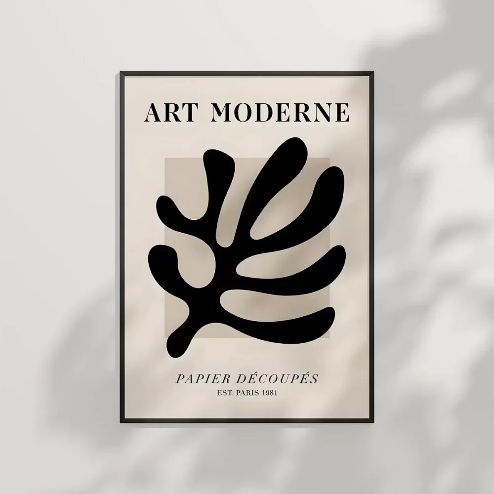 Siyah Kesit Sanat  Poster