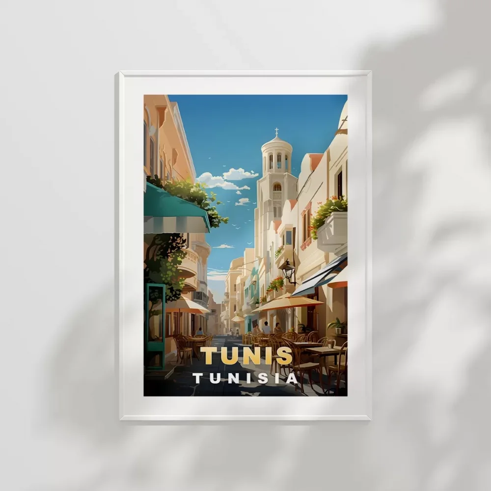 Tunus’un Kalbi Tunis Şehir Poster