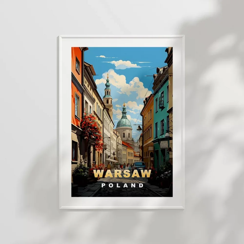 Varşova Mimarisine Yolculuk Poster