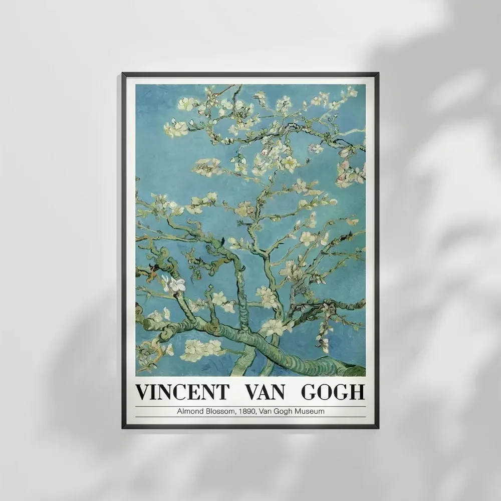 Vincent Van Gogh Badem çiçeği Poster
