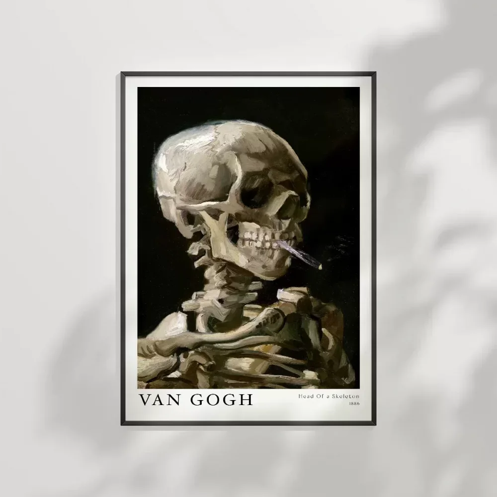 Vincent Van Gogh Kafatası Poster