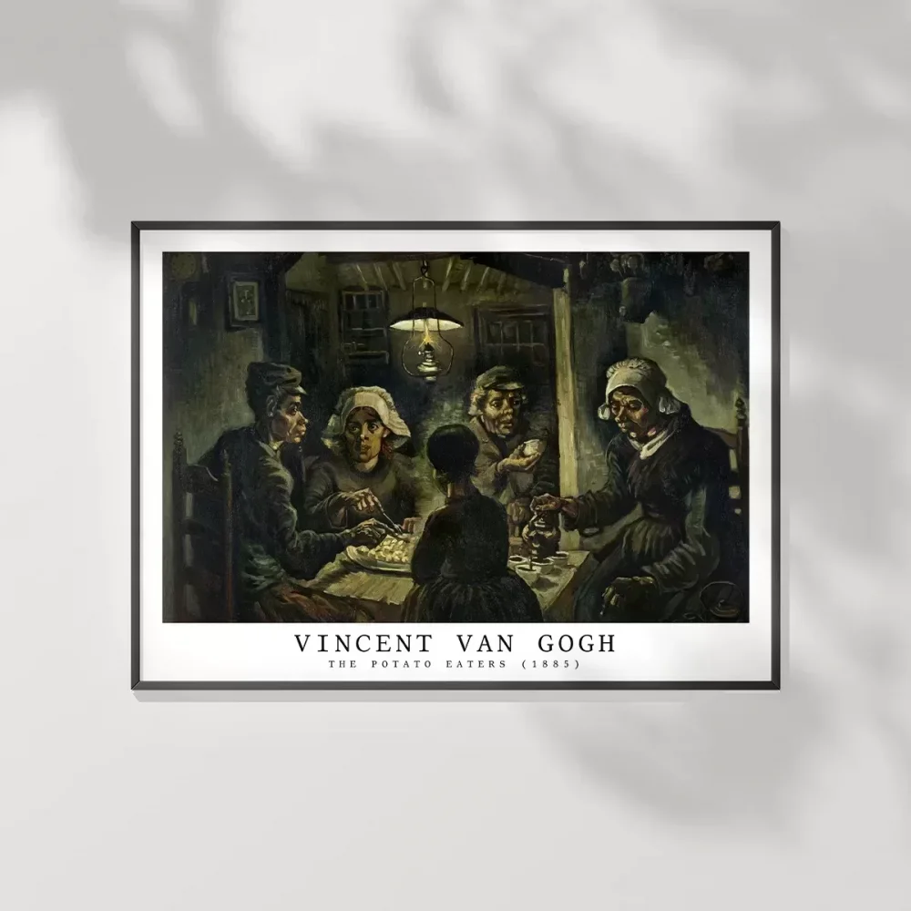 Vincent Van Gogh Patates Yiyenler Poster