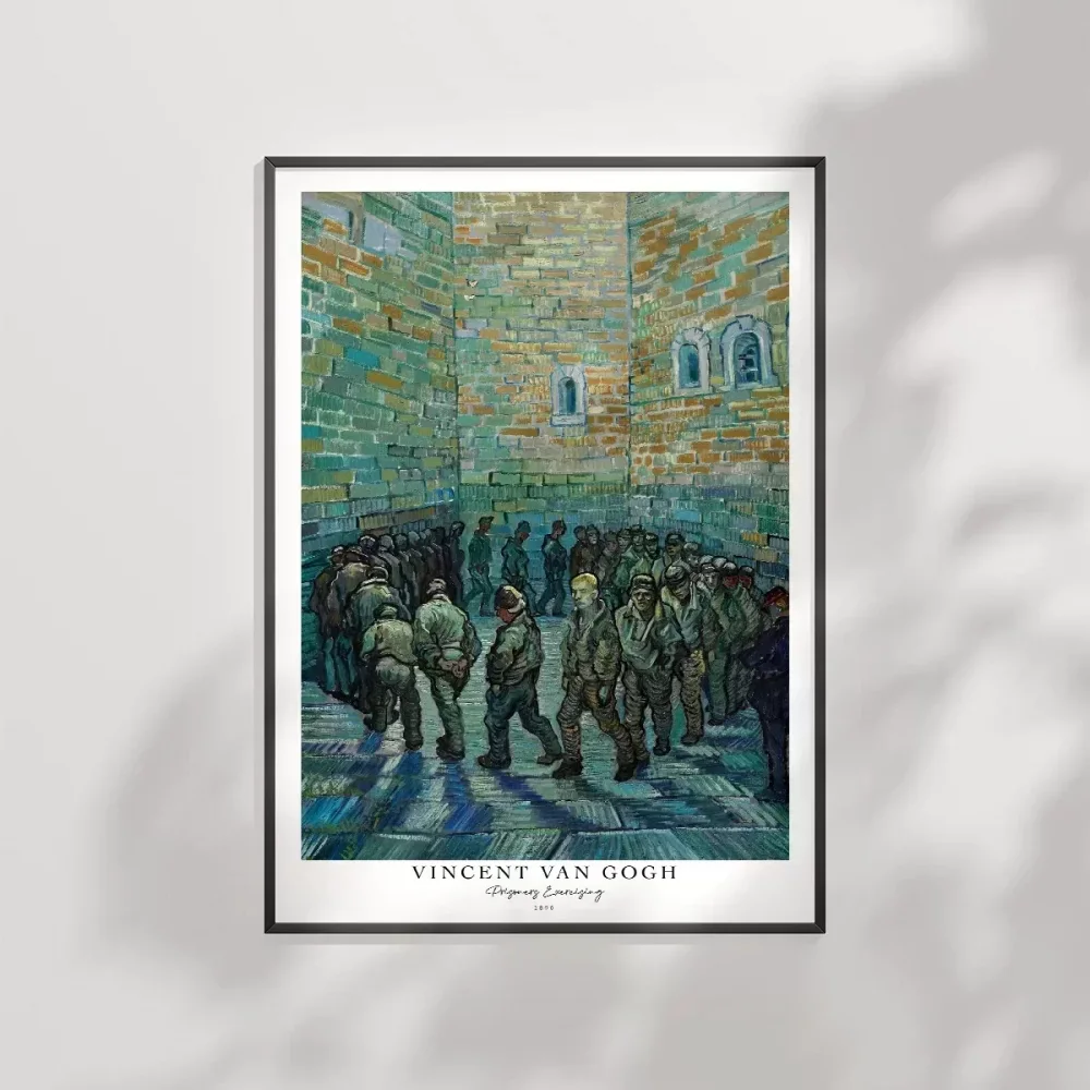 Vincent Van Gogh Tutuklular Çemberi Poster