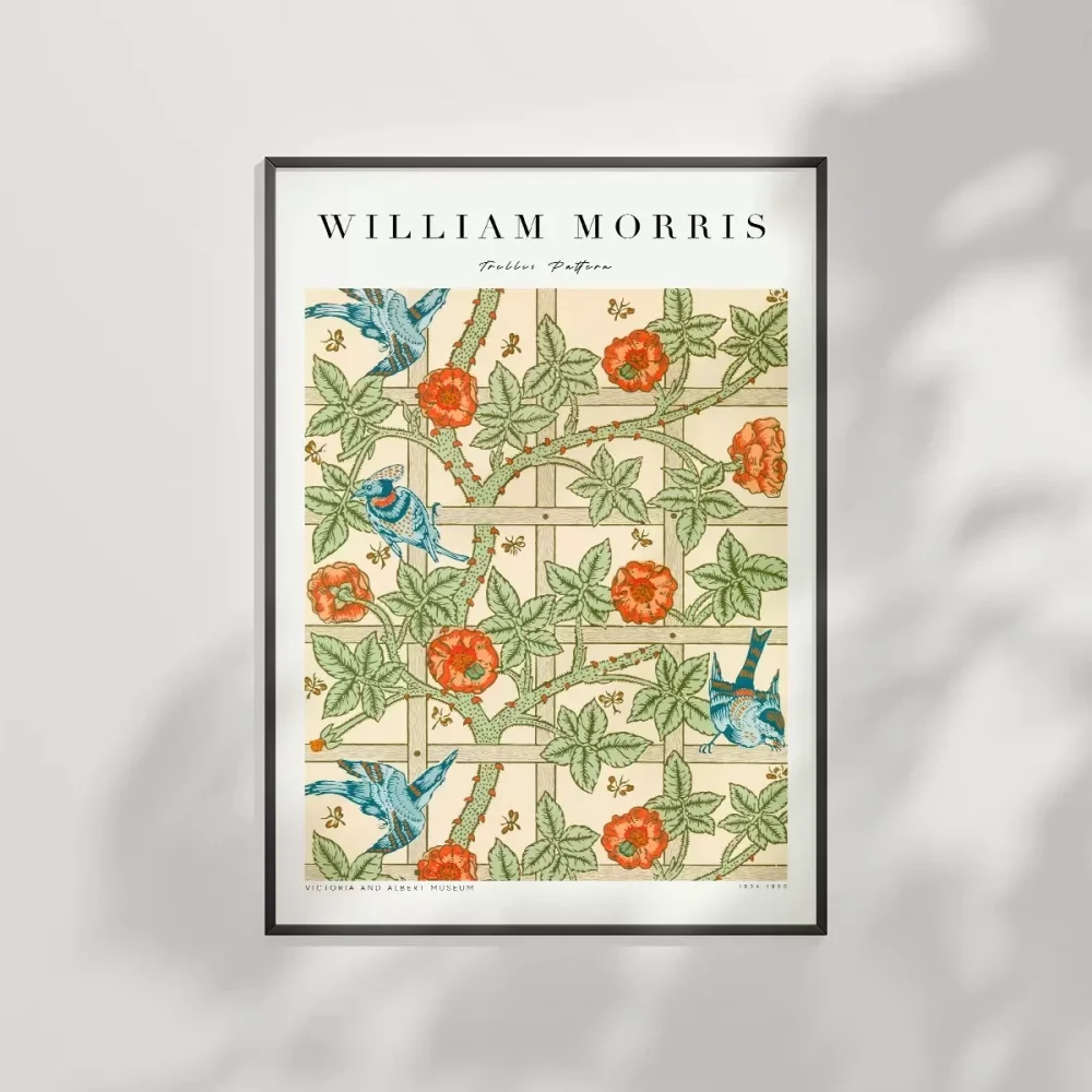 William Morris Kafes Deseni Poster