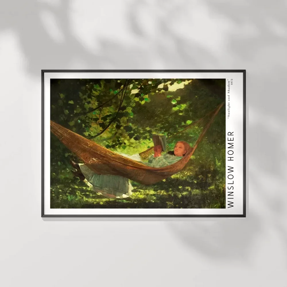 Winslow Homer Güneş Işığı ve Gölge Poster