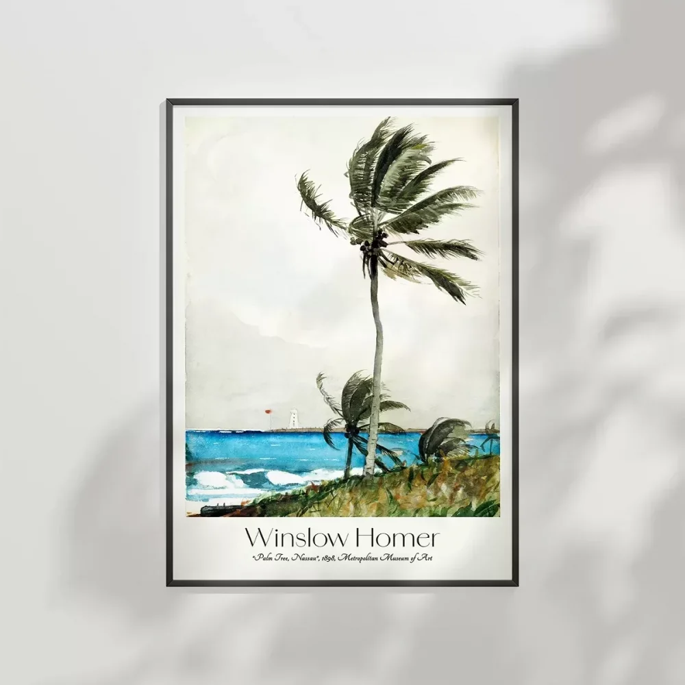 Winslow Homer Palmiye Ağacı, Nassau 2 Poster