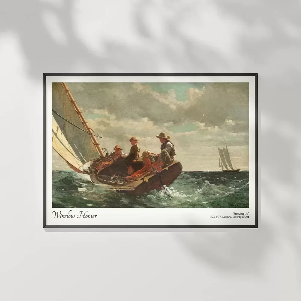 Winslow Homer Rüzgarın Esmesi Poster