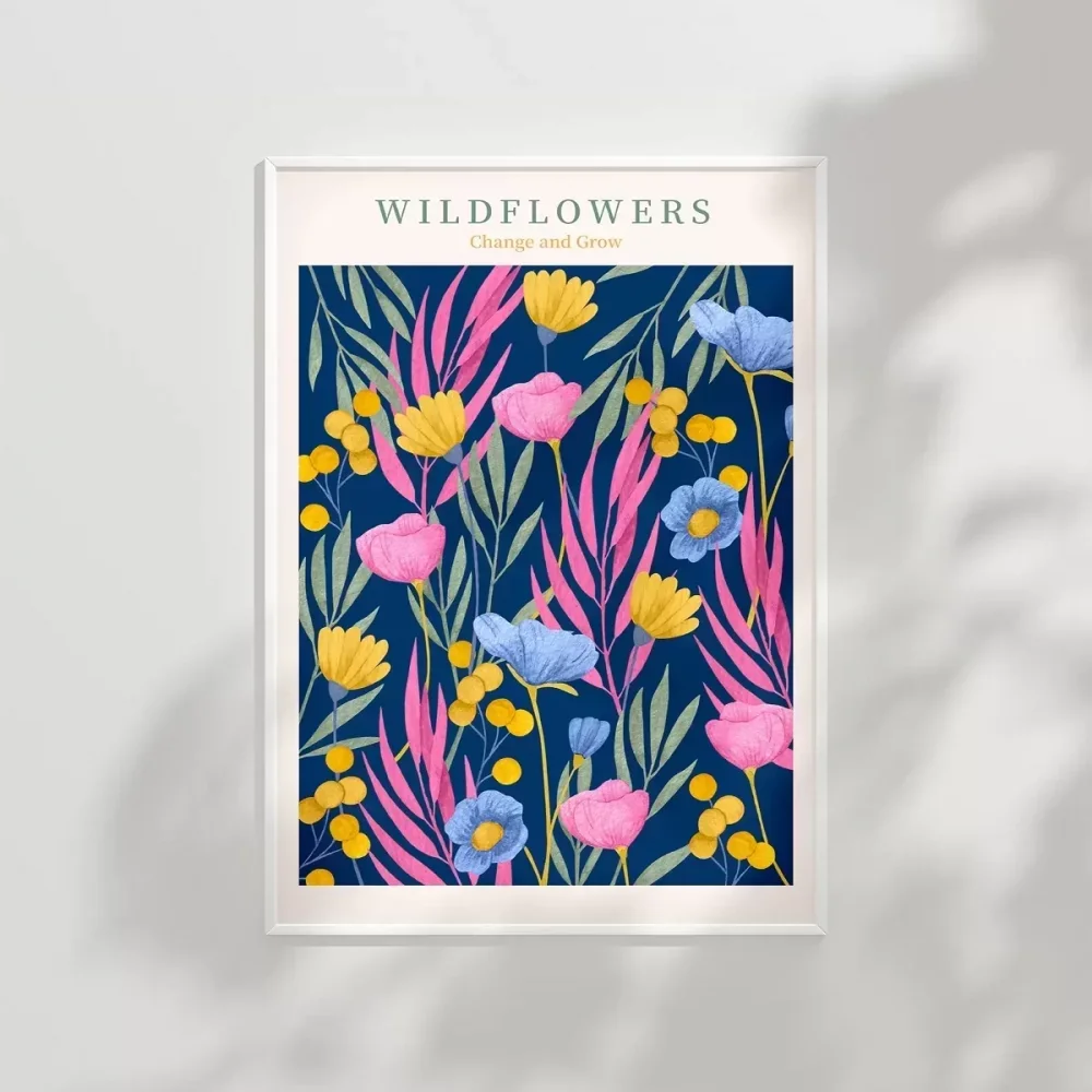 Yabani Çiçeklerin Büyüsü Poster