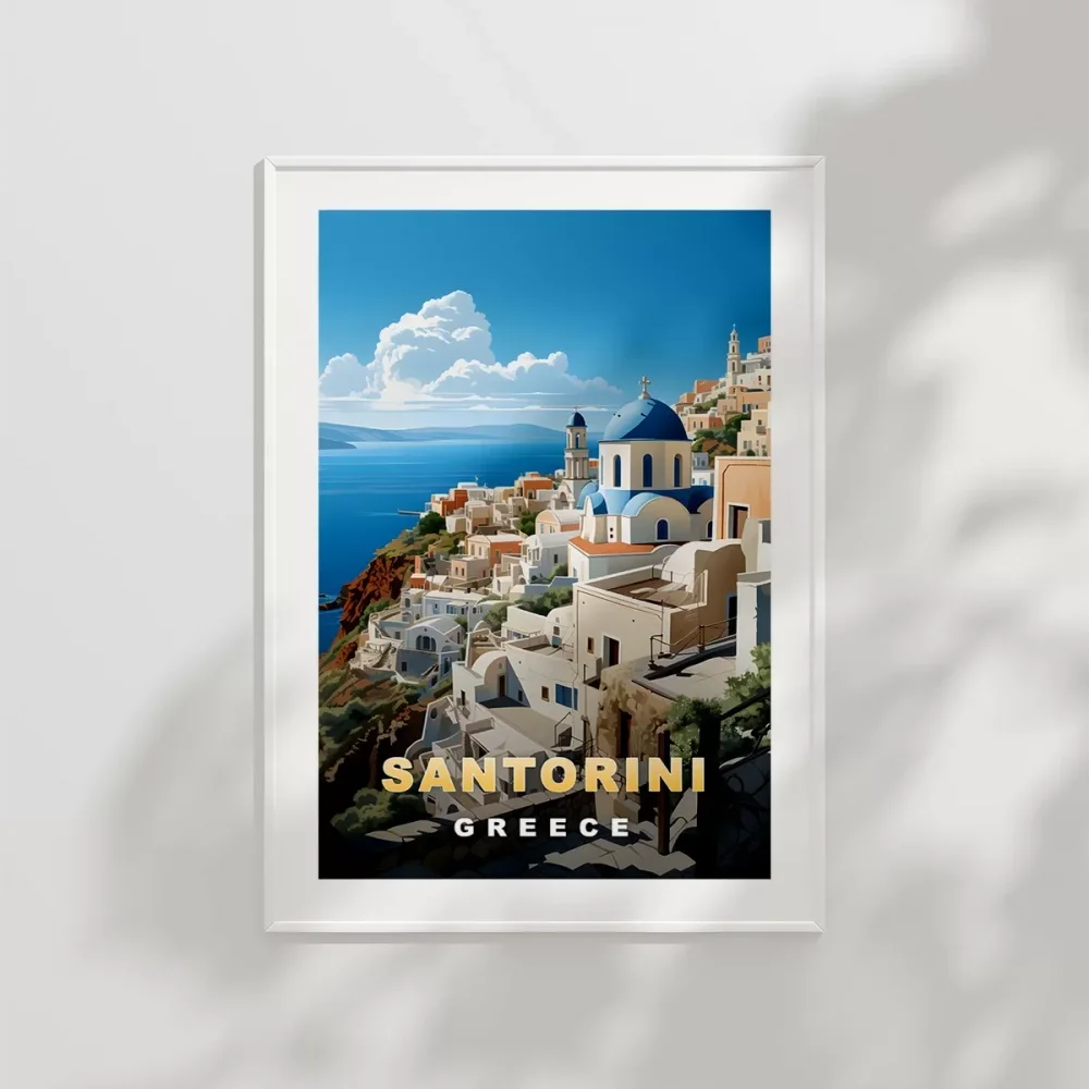 Yunan Adalarının Güzelliği Poster