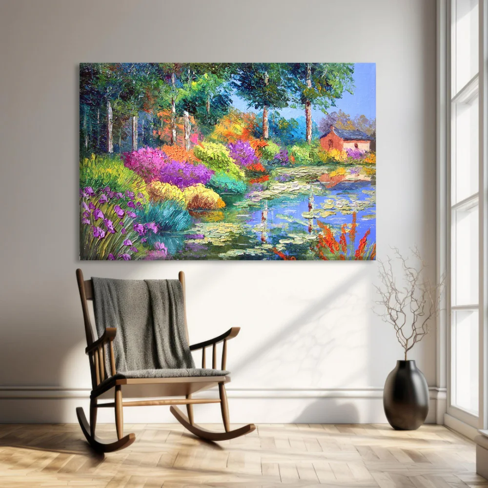 Uçsuz Bucaksız Dağlar Kanvas Tablo